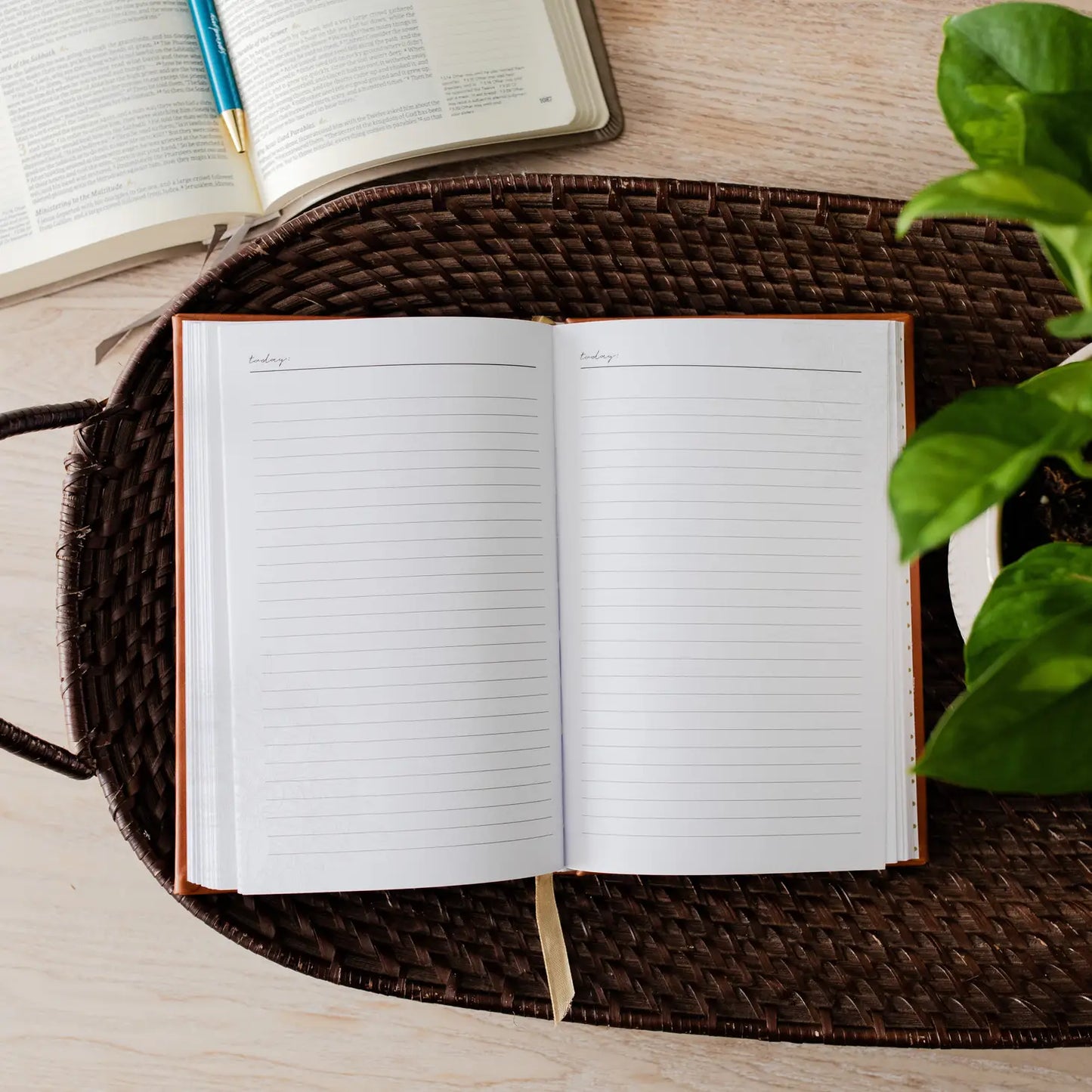 He Leads Me Journal