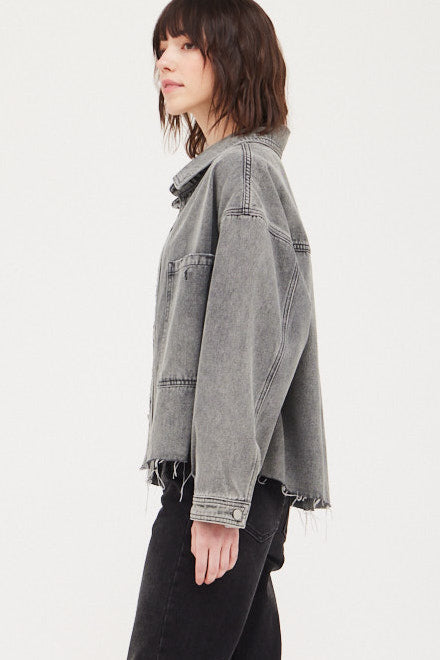 Gray Denim Jacket