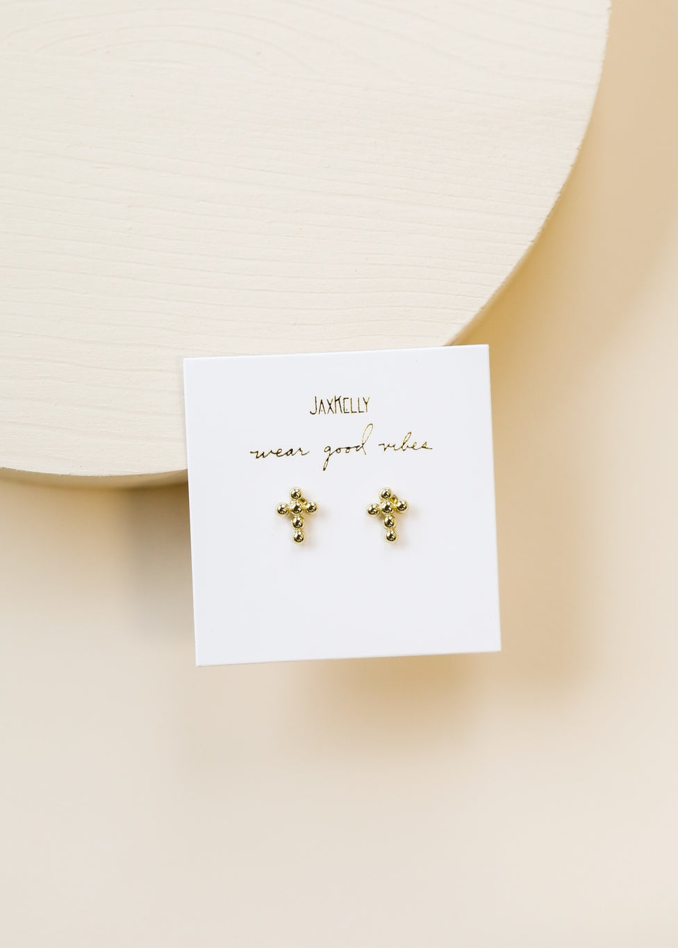 Cross Stud Earrings