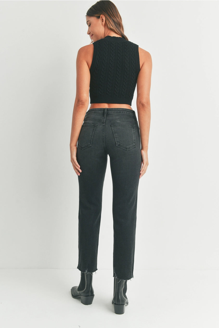 The Vintage Straight BLK