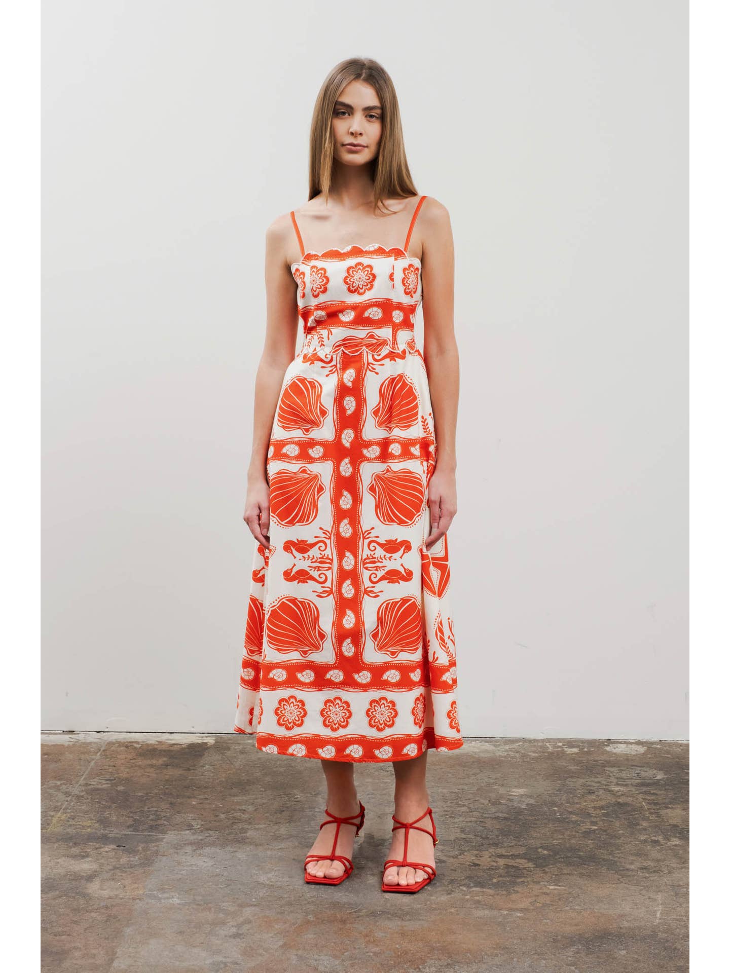 Seashell Midi Dress