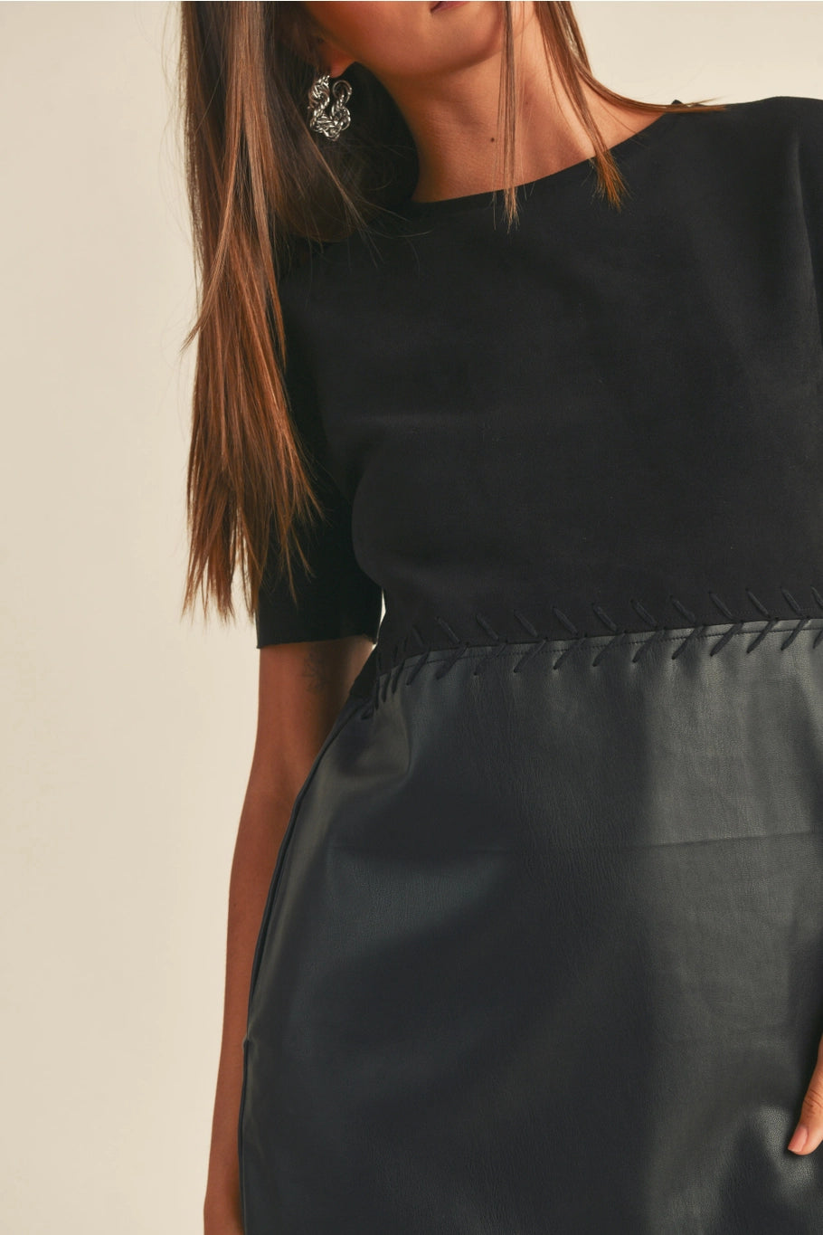 Mini Leather Dress