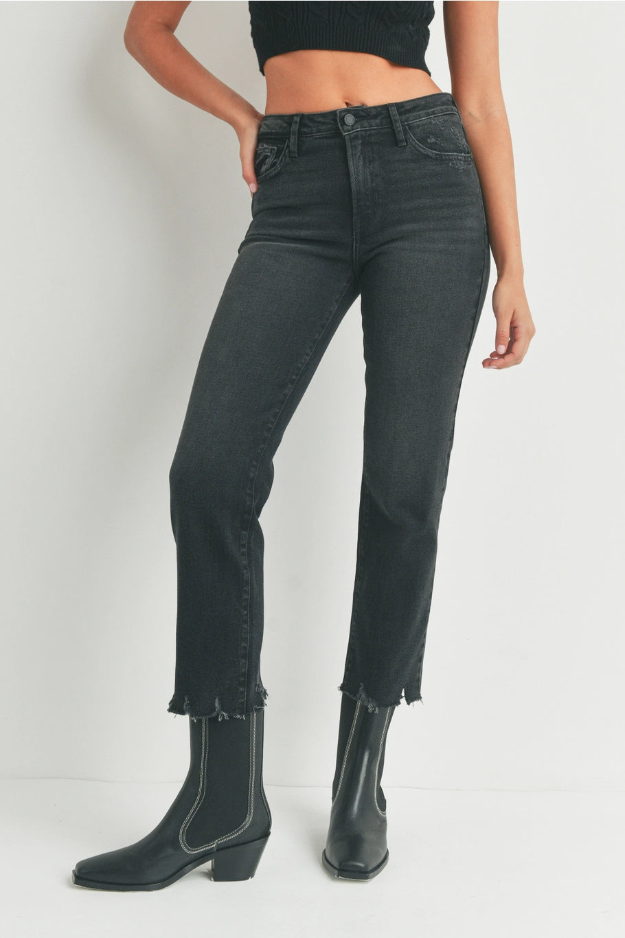 The Vintage Straight BLK