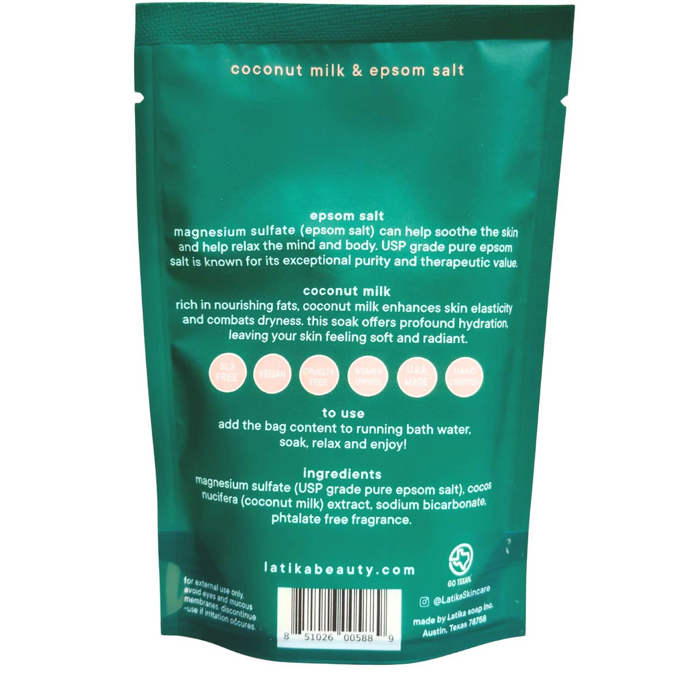 Self-Care Milk & Oats Bath Soak