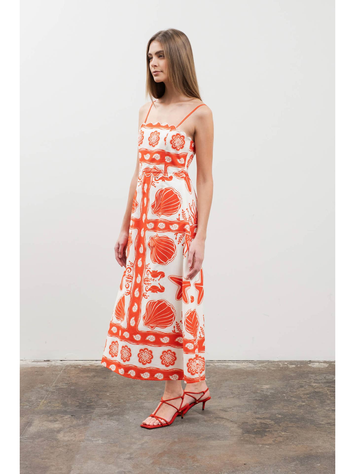 Seashell Midi Dress
