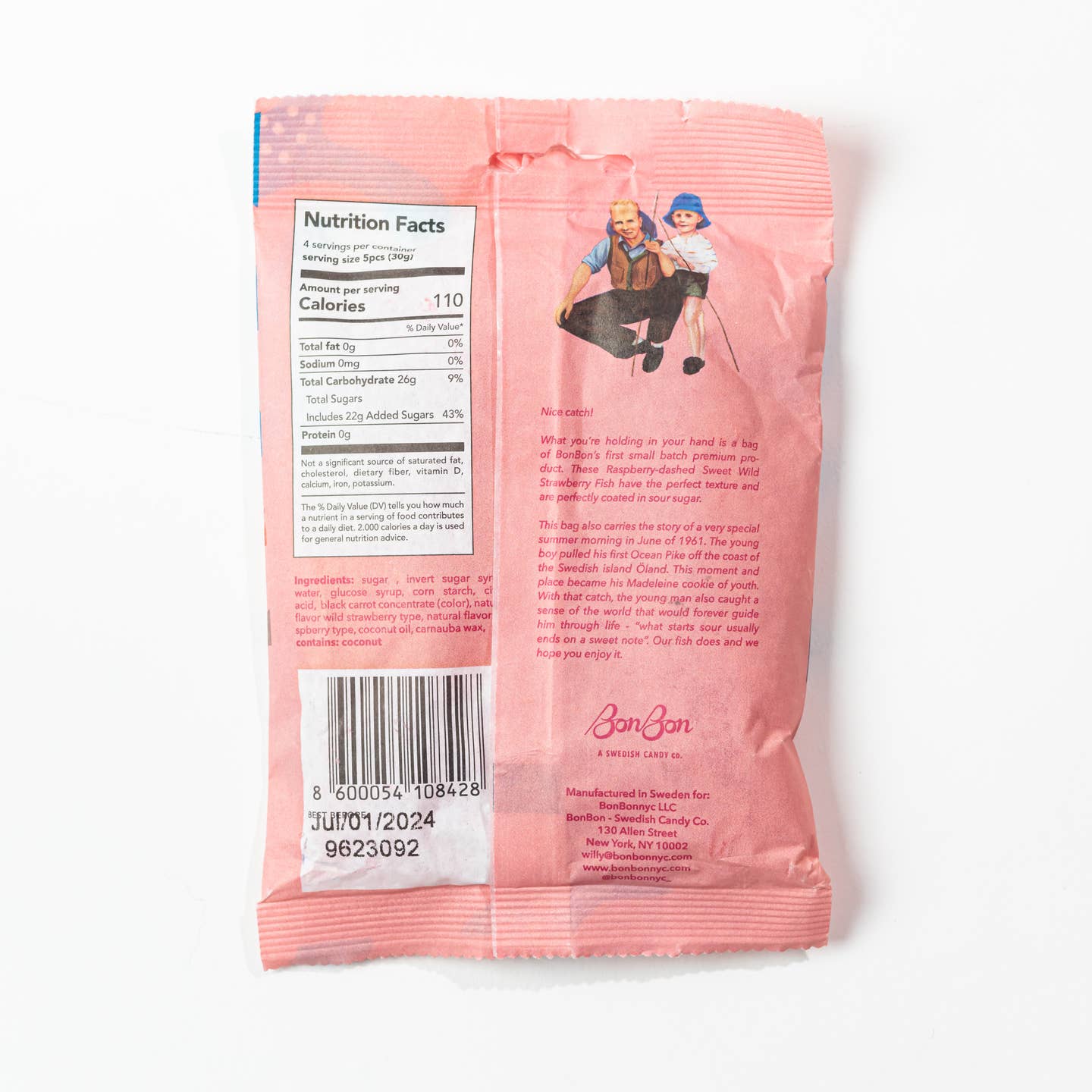 Sweet Wild Strawberry Fish ~ Swedish Candy