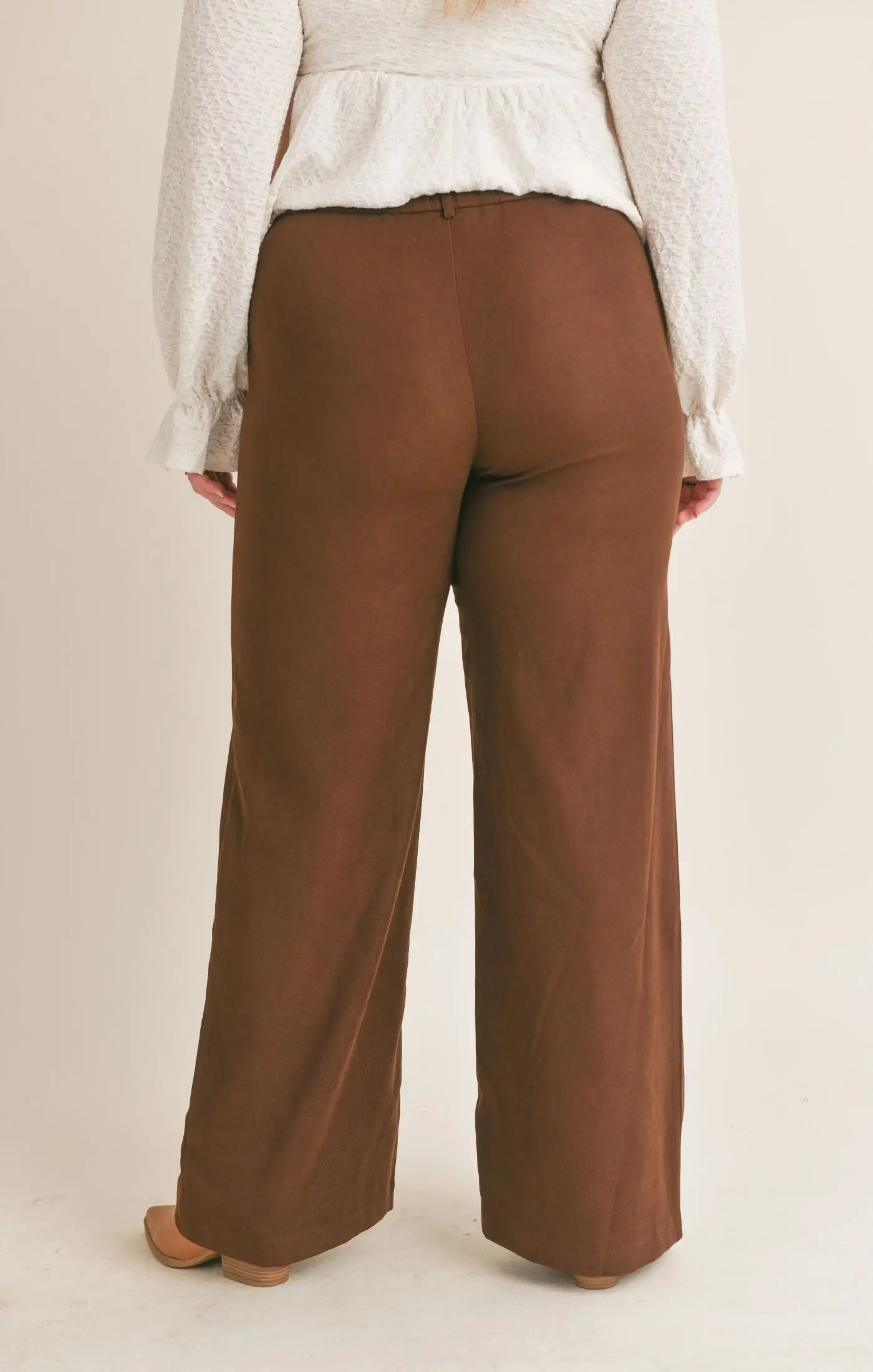 Mocha Pleated Pants