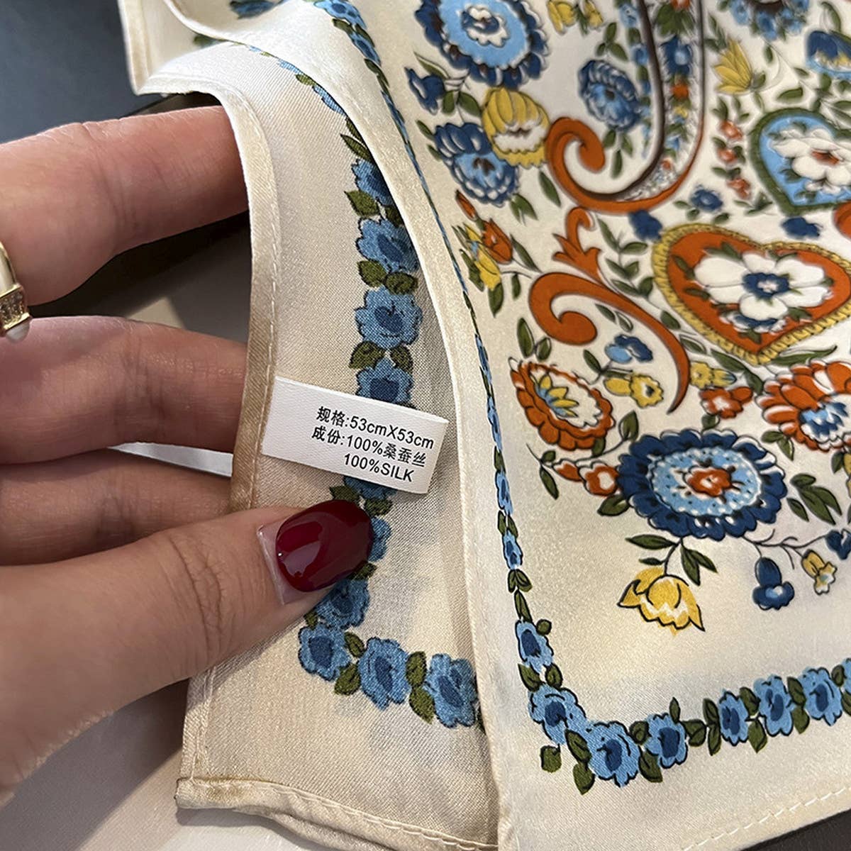 Hometown Honey Silk Scarf