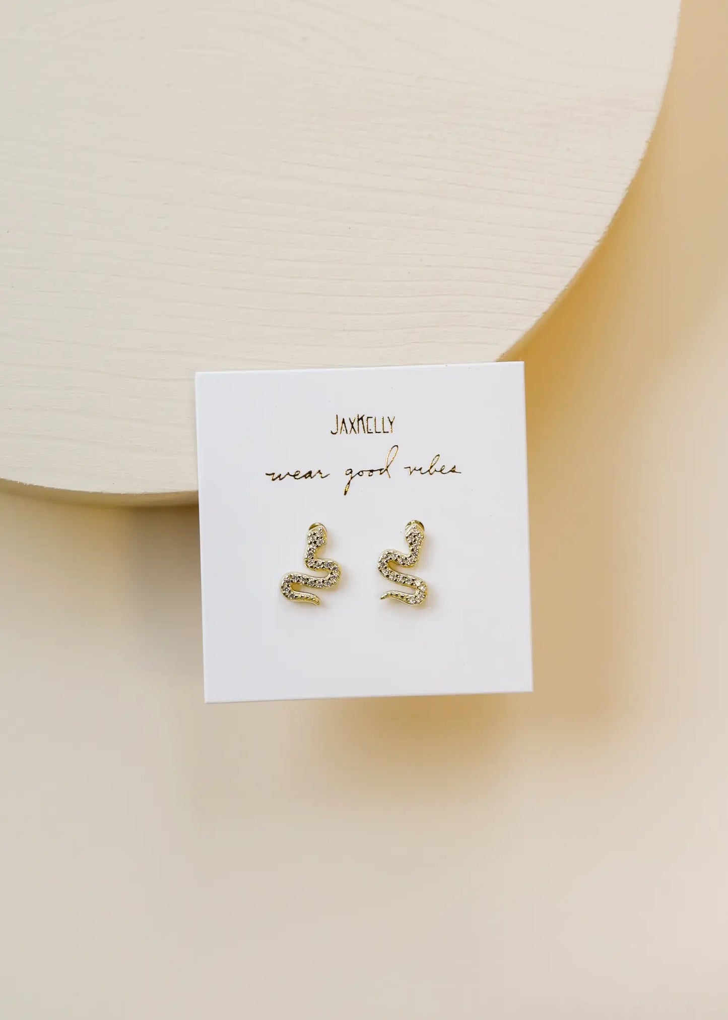 Snake Pavé Studs