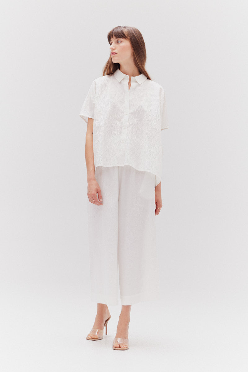 Seersucker Box Shirt