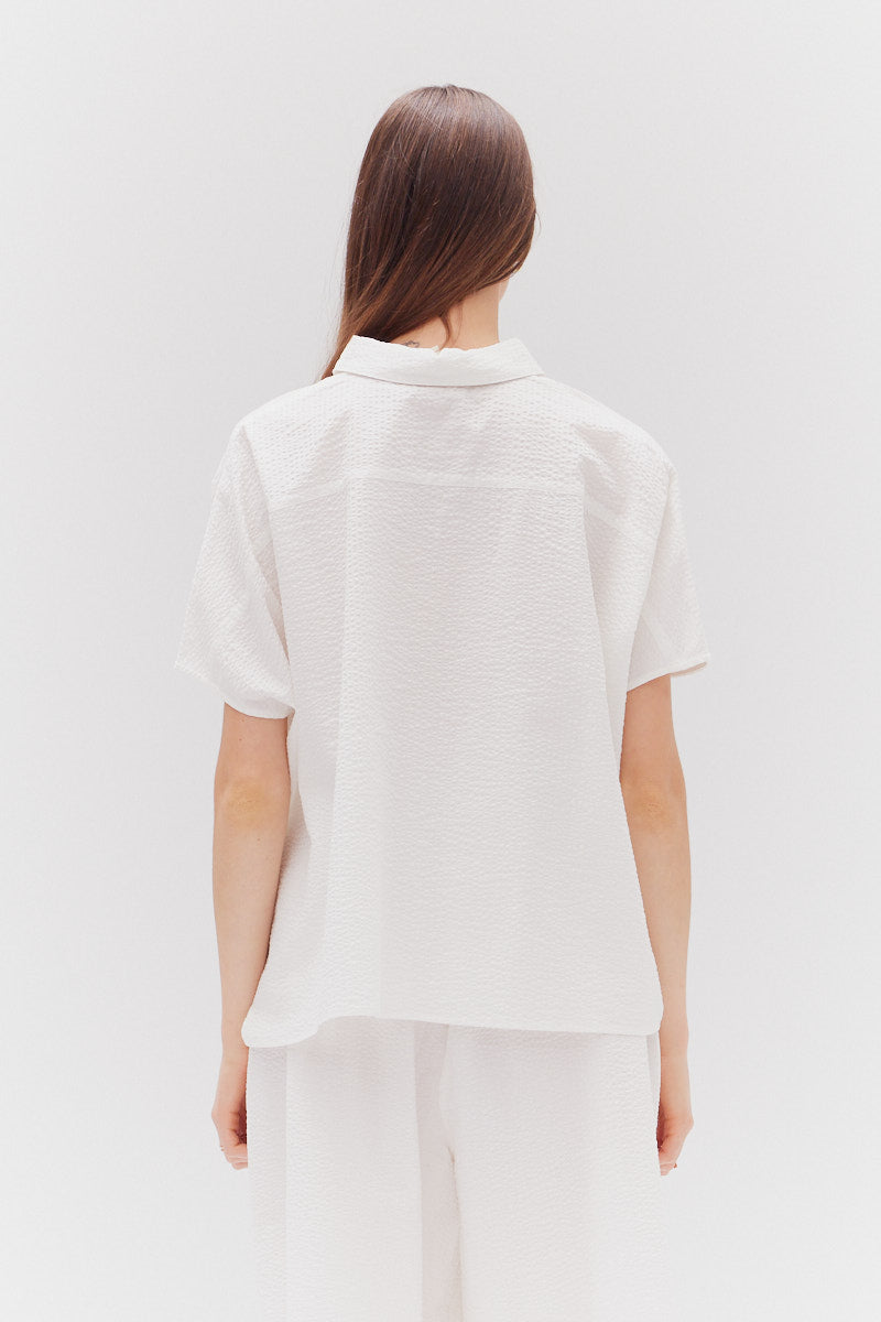 Seersucker Box Shirt