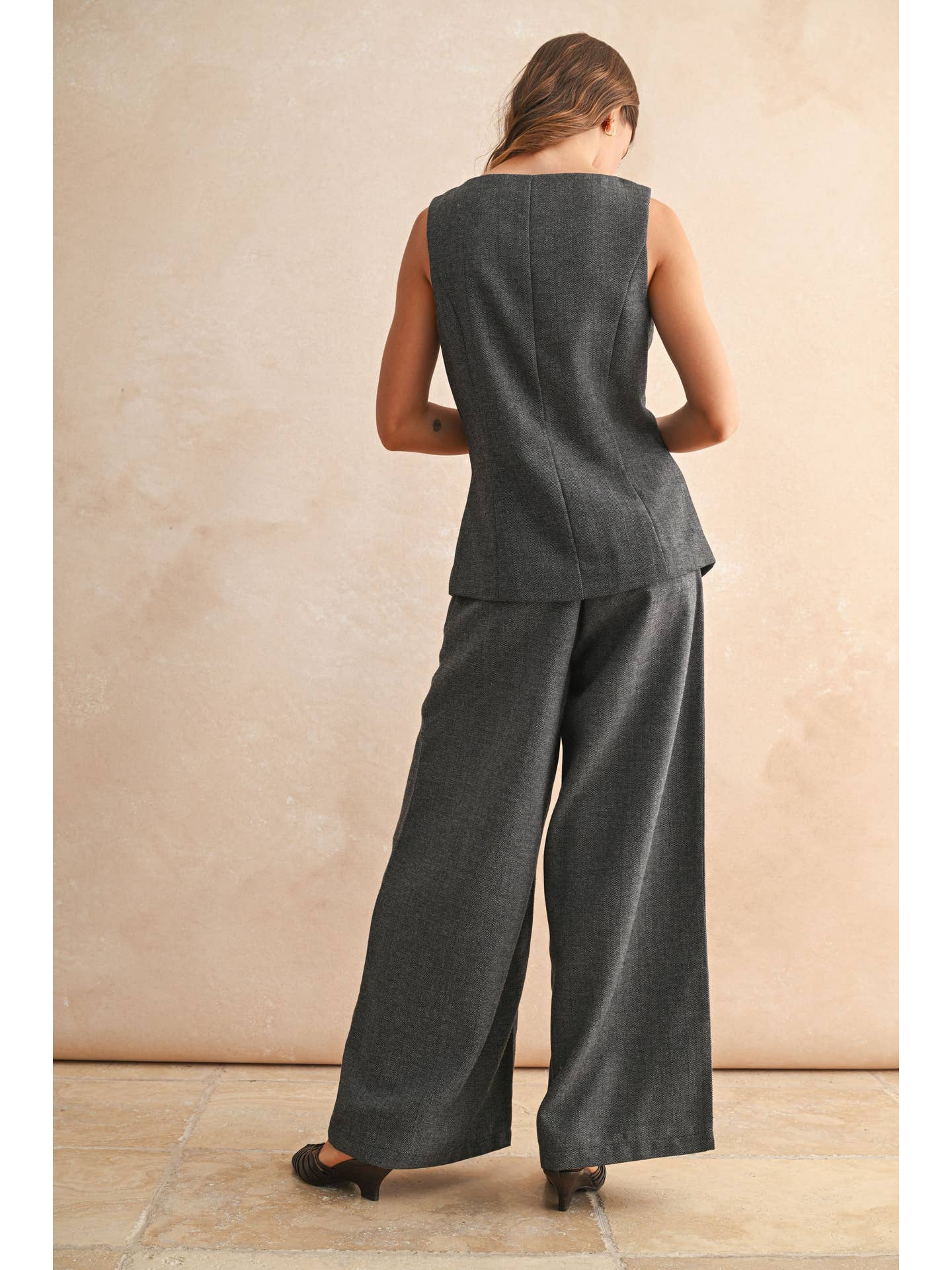 The Herringbone Vest