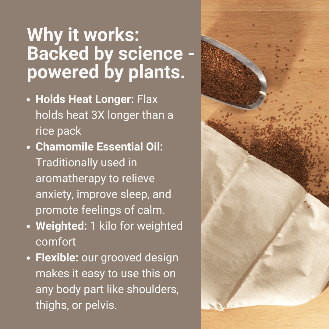 Flaxseed Heating Pad ~ Somedays