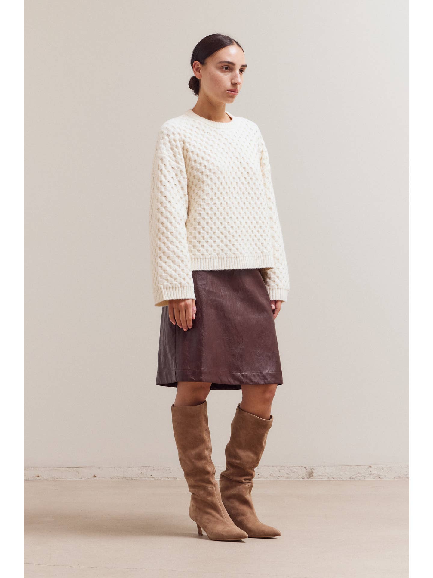 Texture Knit Sweater