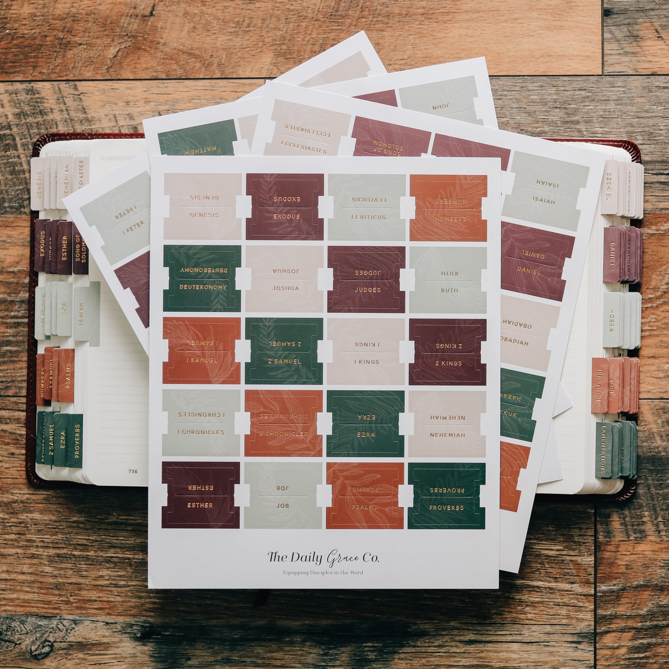 Jewel Toned Bible Tabs