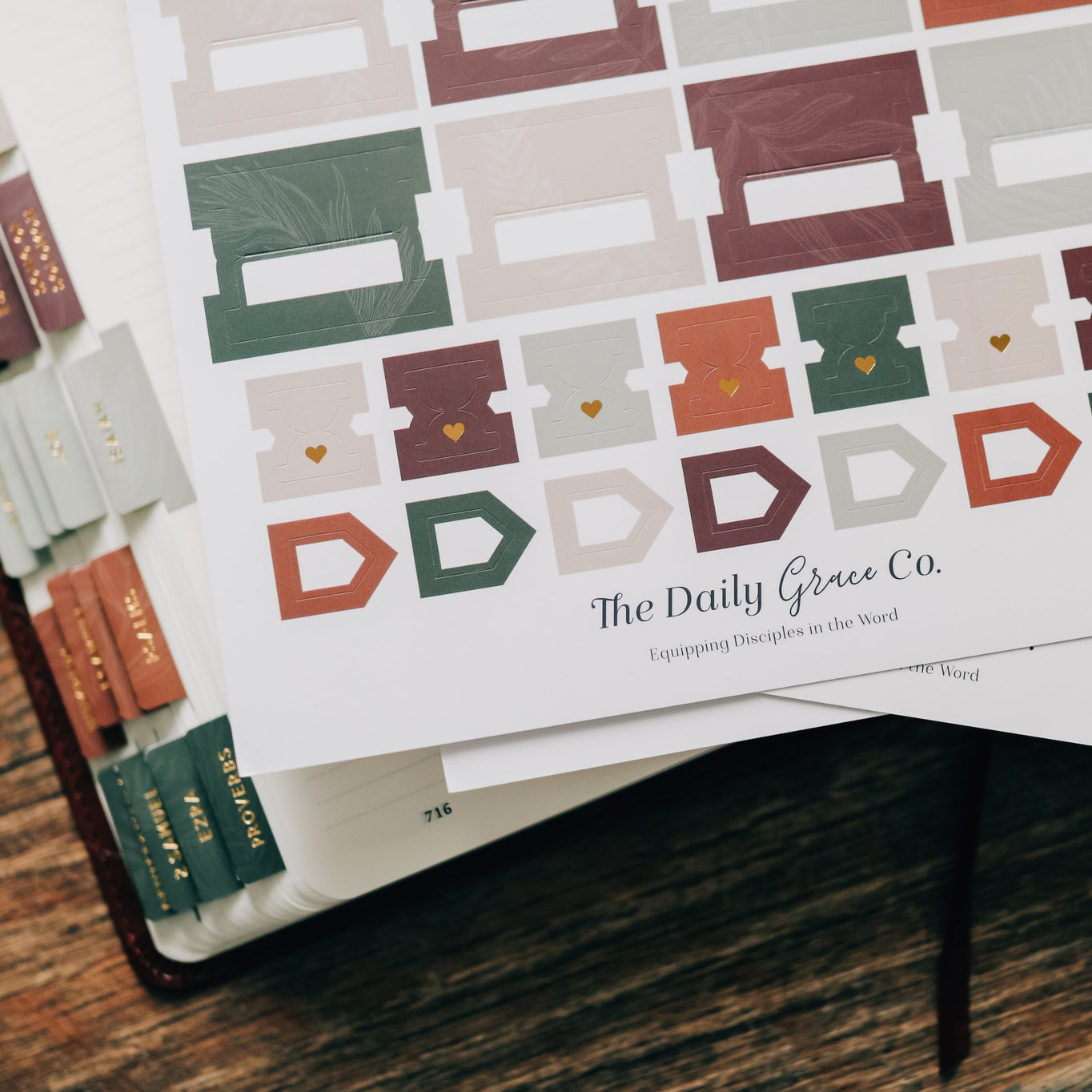 Jewel Toned Bible Tabs