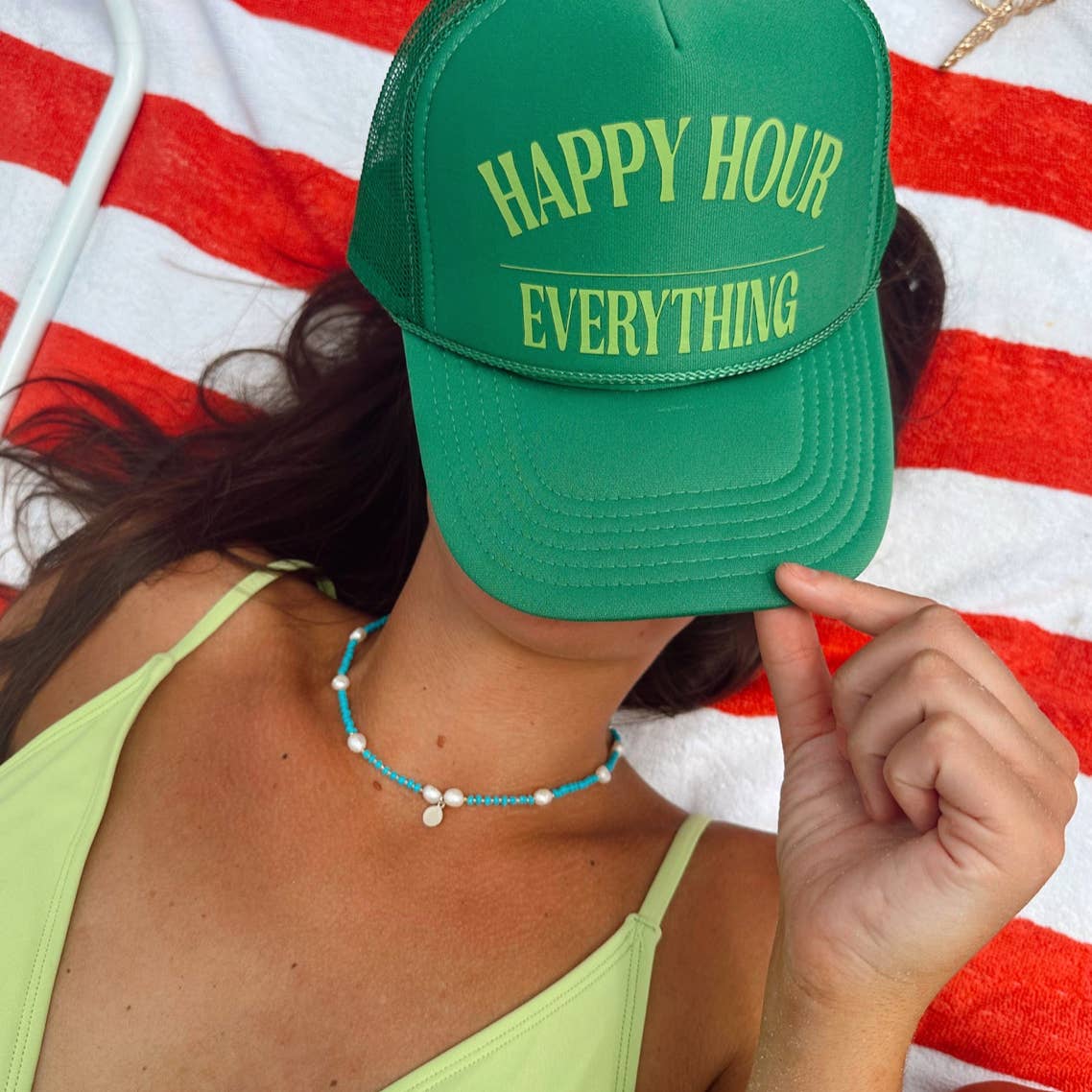 "Happy Hour" Trucker Hat