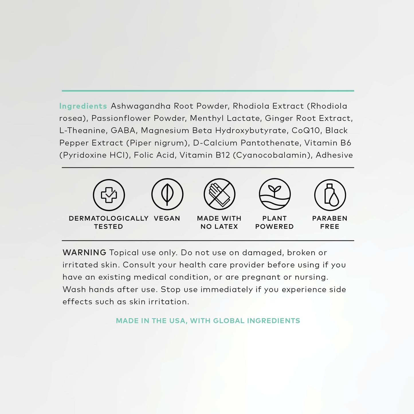 Relax Plant-Based Wellness Patch