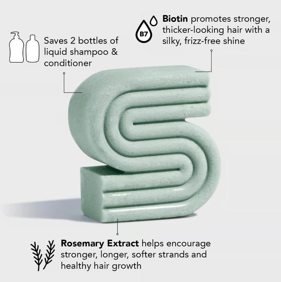 Rosemary & Biotin Volumizing Bar Shampoo