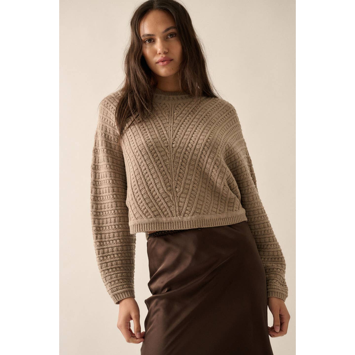 Cropped Dolman Sweater