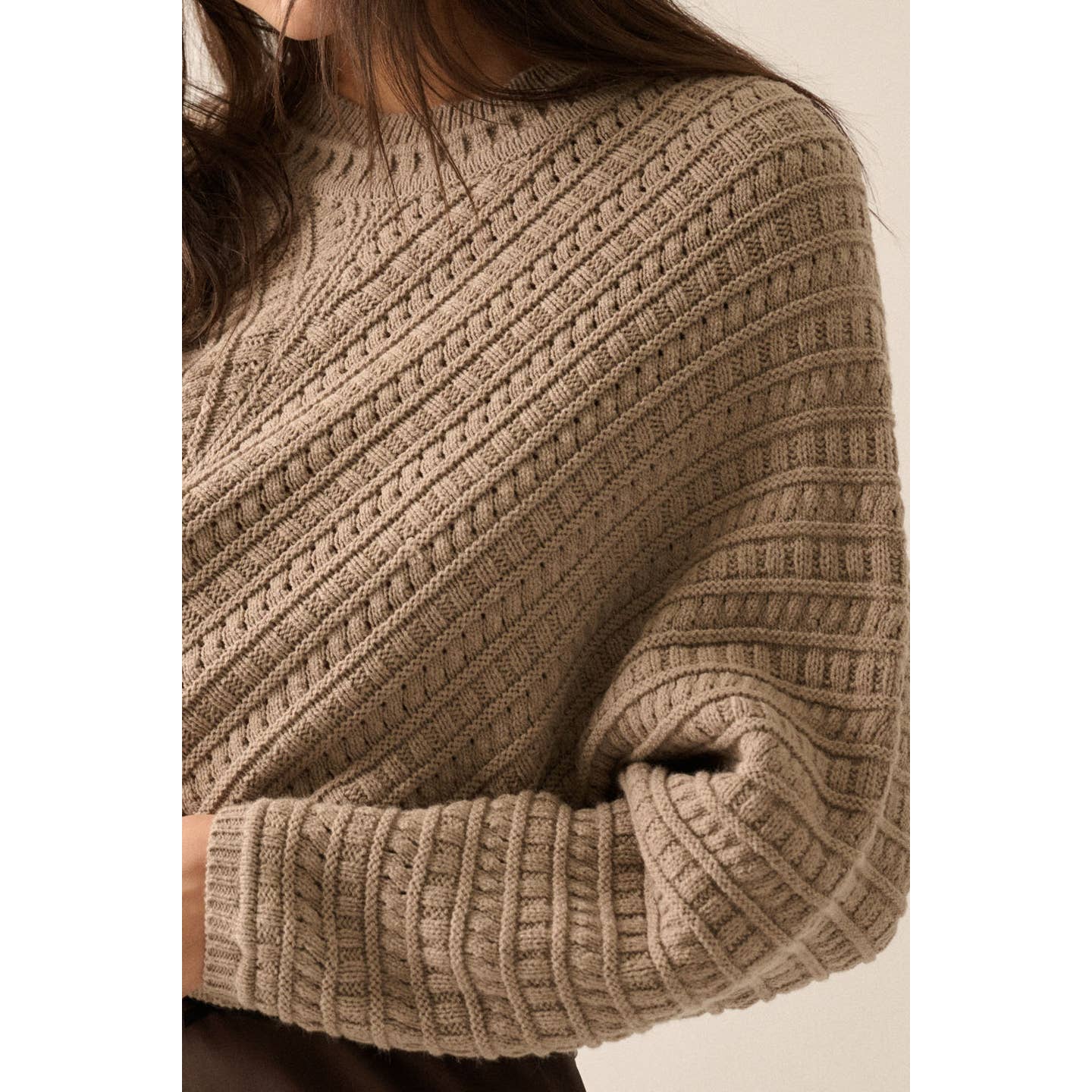 Cropped Dolman Sweater