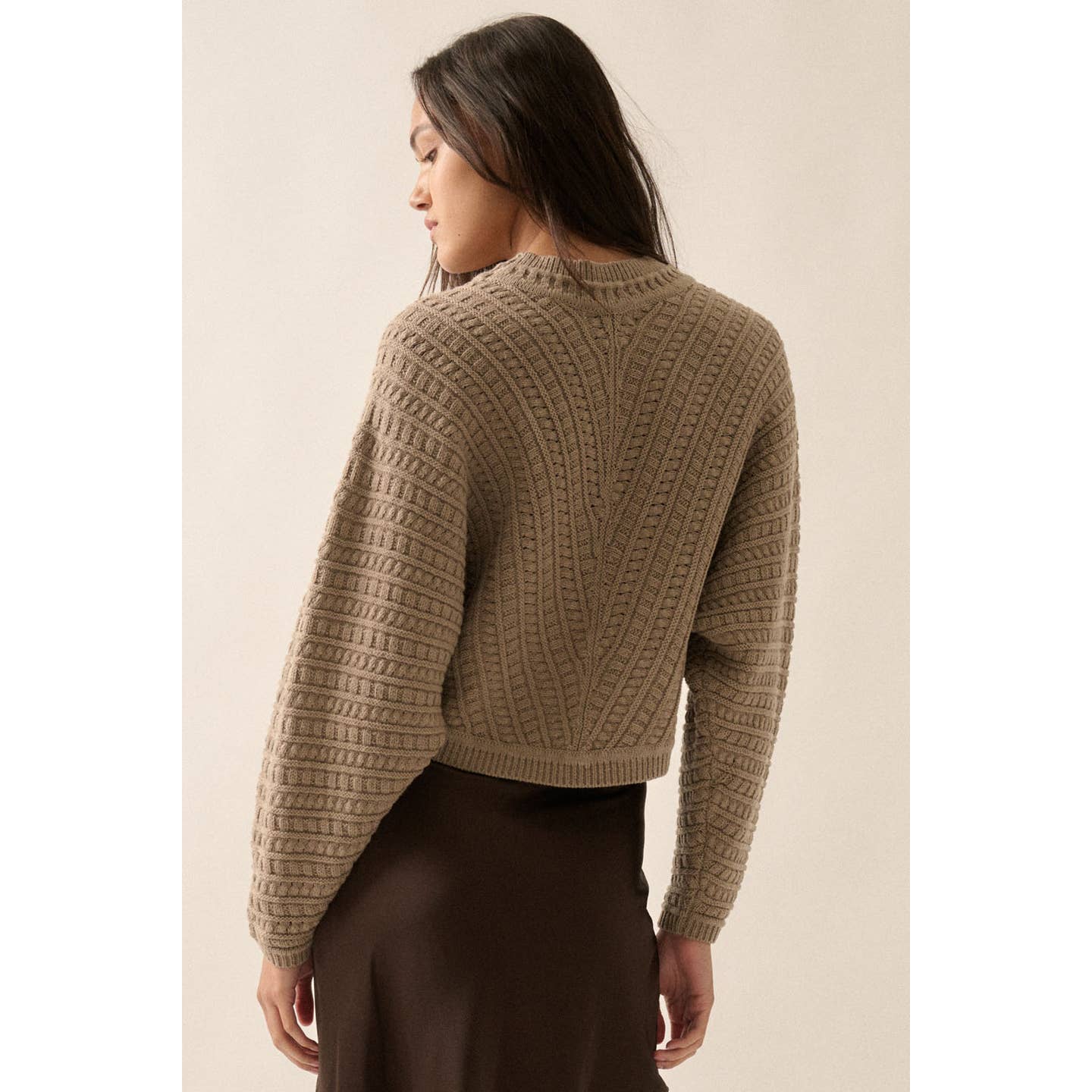 Cropped Dolman Sweater