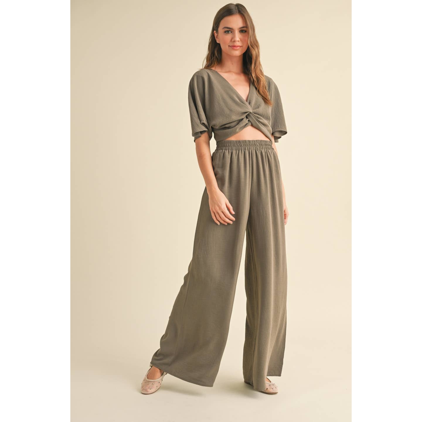 Twisted Front Top
