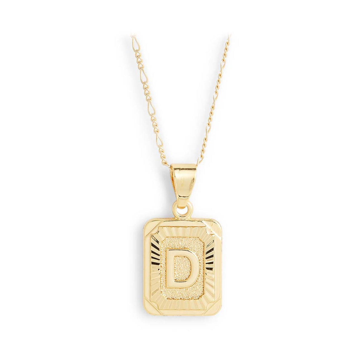 Initial Card Necklace ~ Bracha