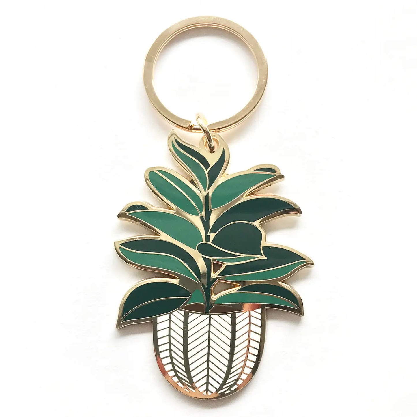 Rubber Tree Keychain