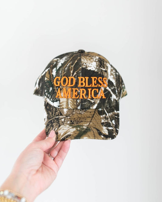 "God Bless America" Baseball Hat