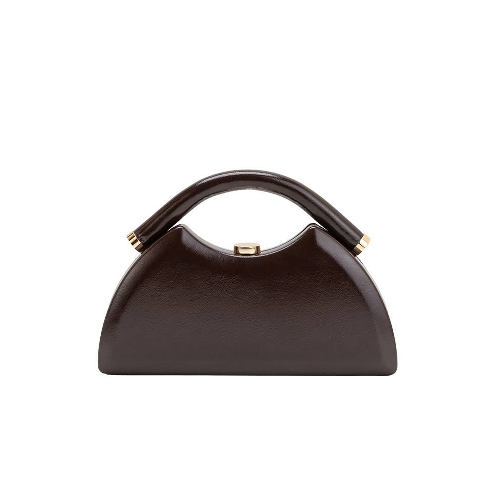 Roz Espresso Top Handle Bag