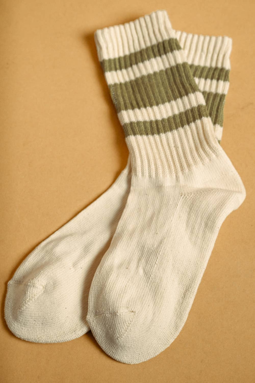 Retro Stripe Crew Socks