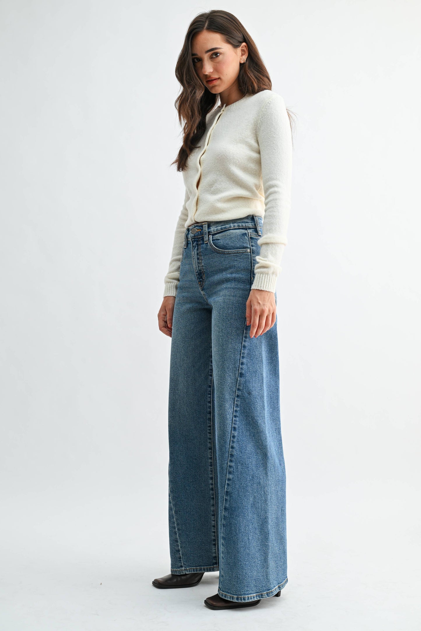 Twisted Seam Wide Leg