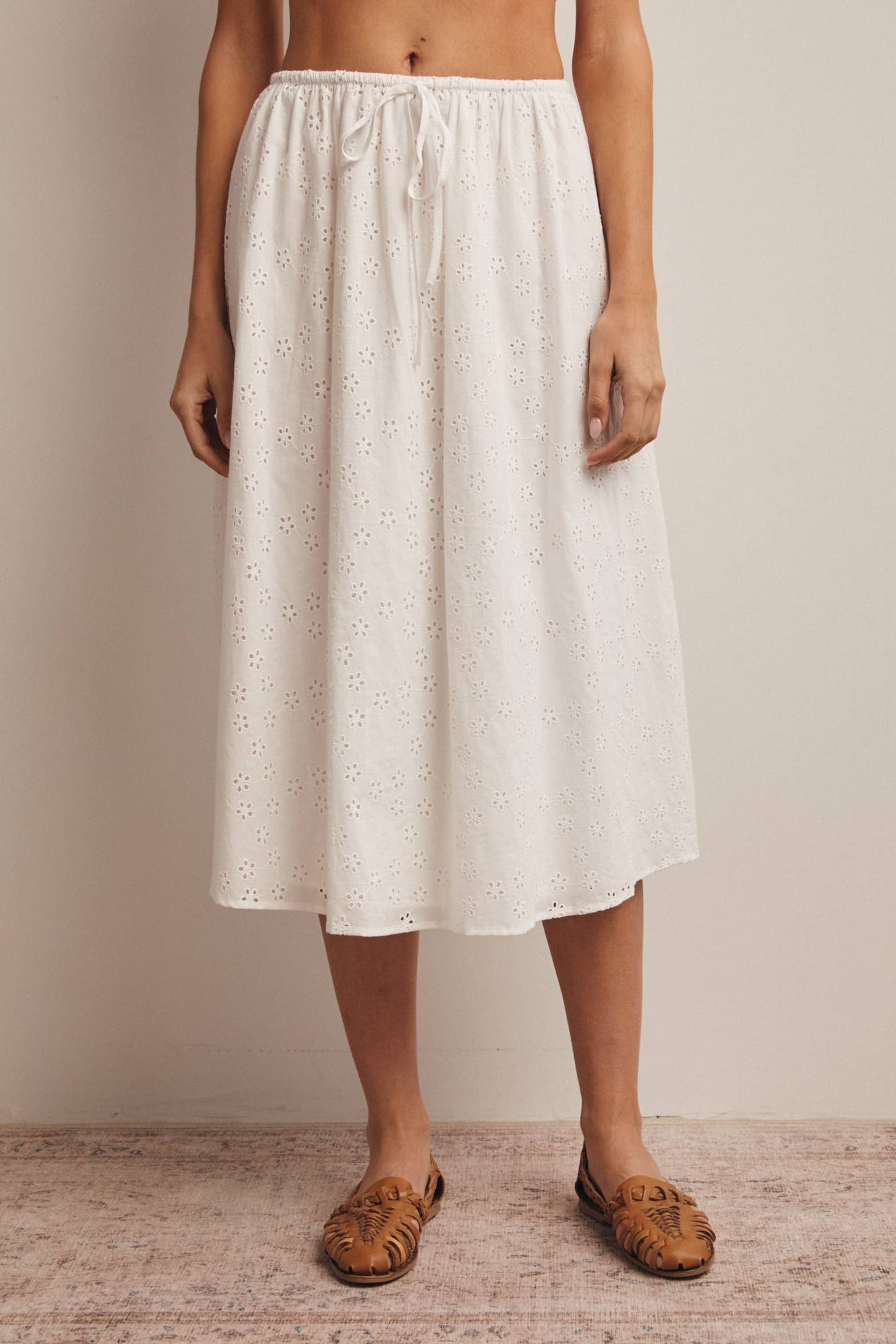 Ava's Eyelet Skirt