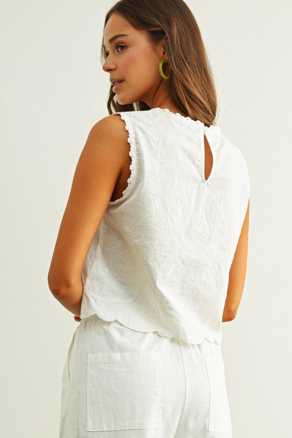 Embroidered Summer Top