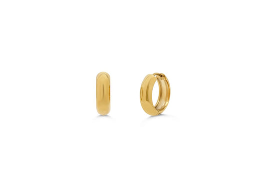 Jet Set Huggie Hoops