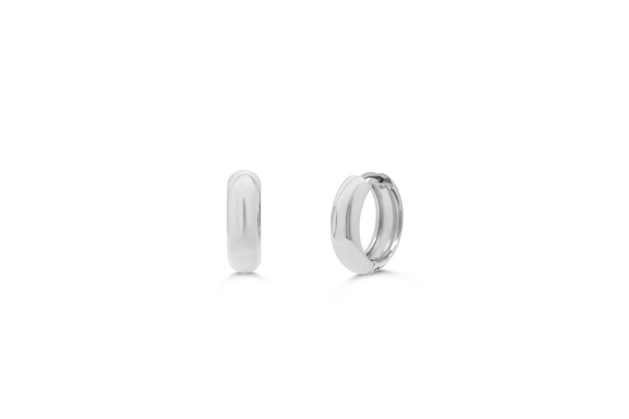 Jet Set Huggie Hoops