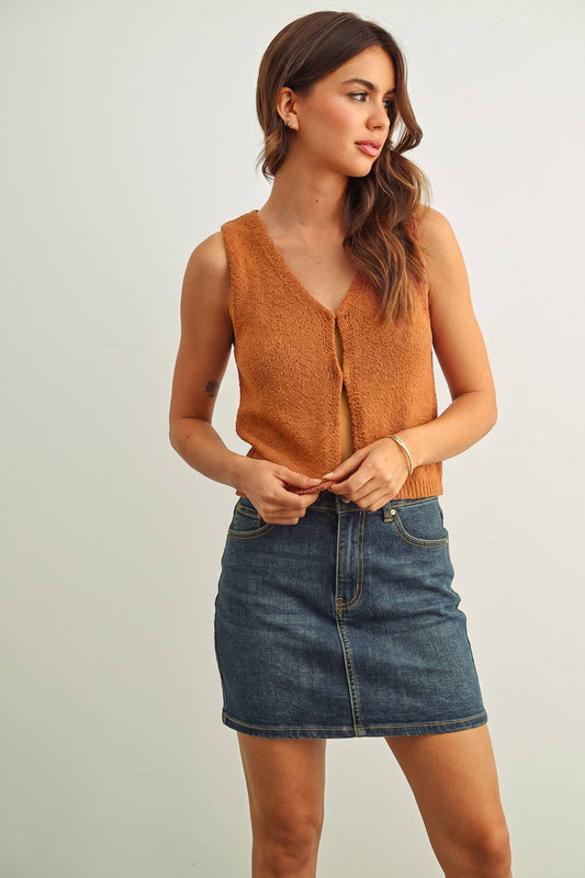 Hook & Eye Sweater Vest