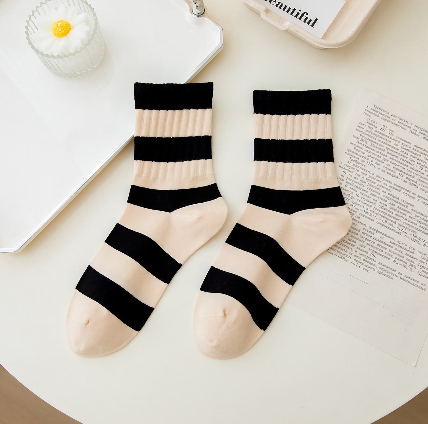 Casual Striped Sock
