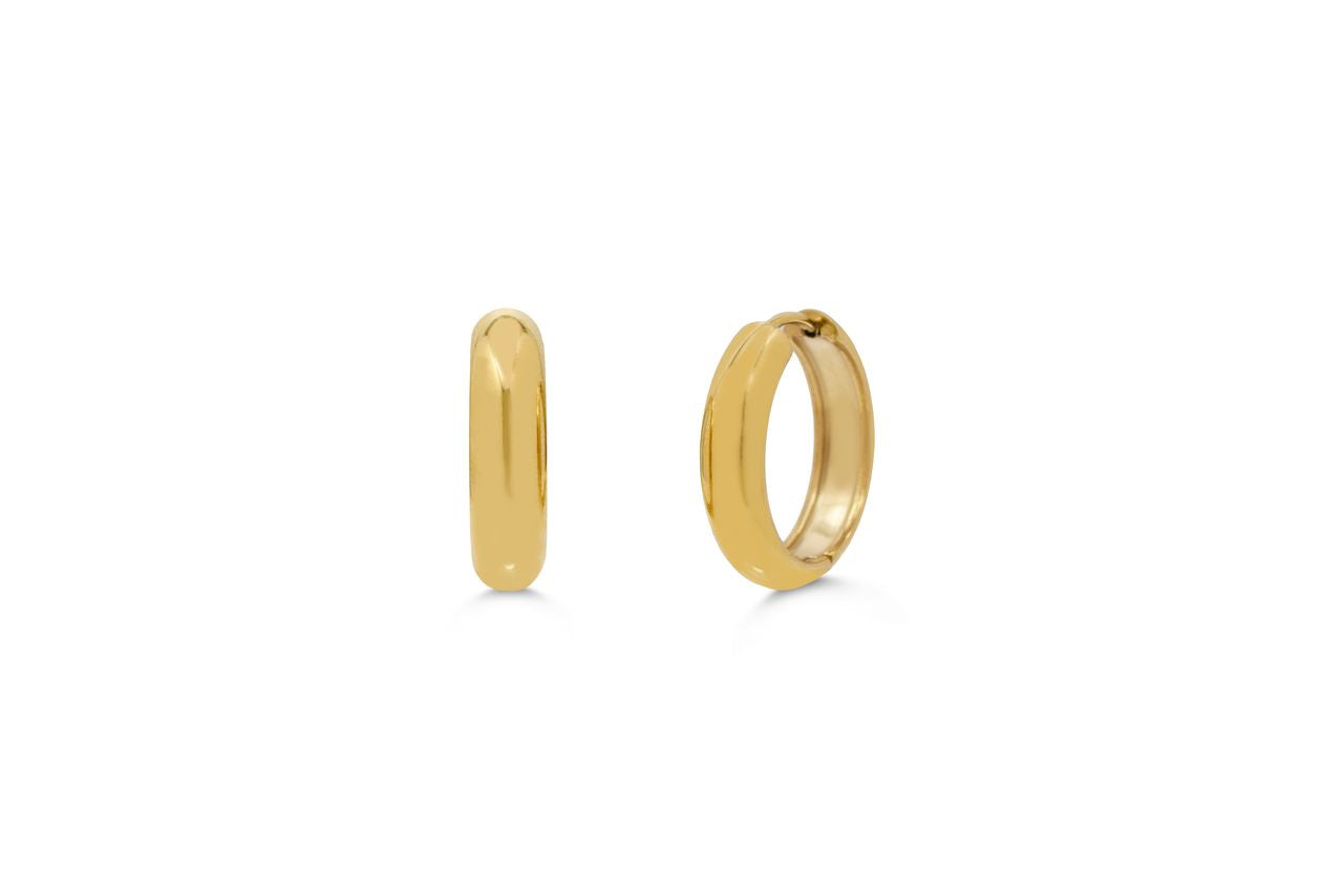 Jet Set Huggie Hoops