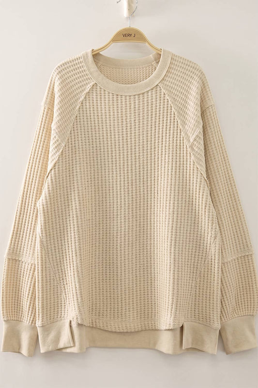 The Waffle Knit Top