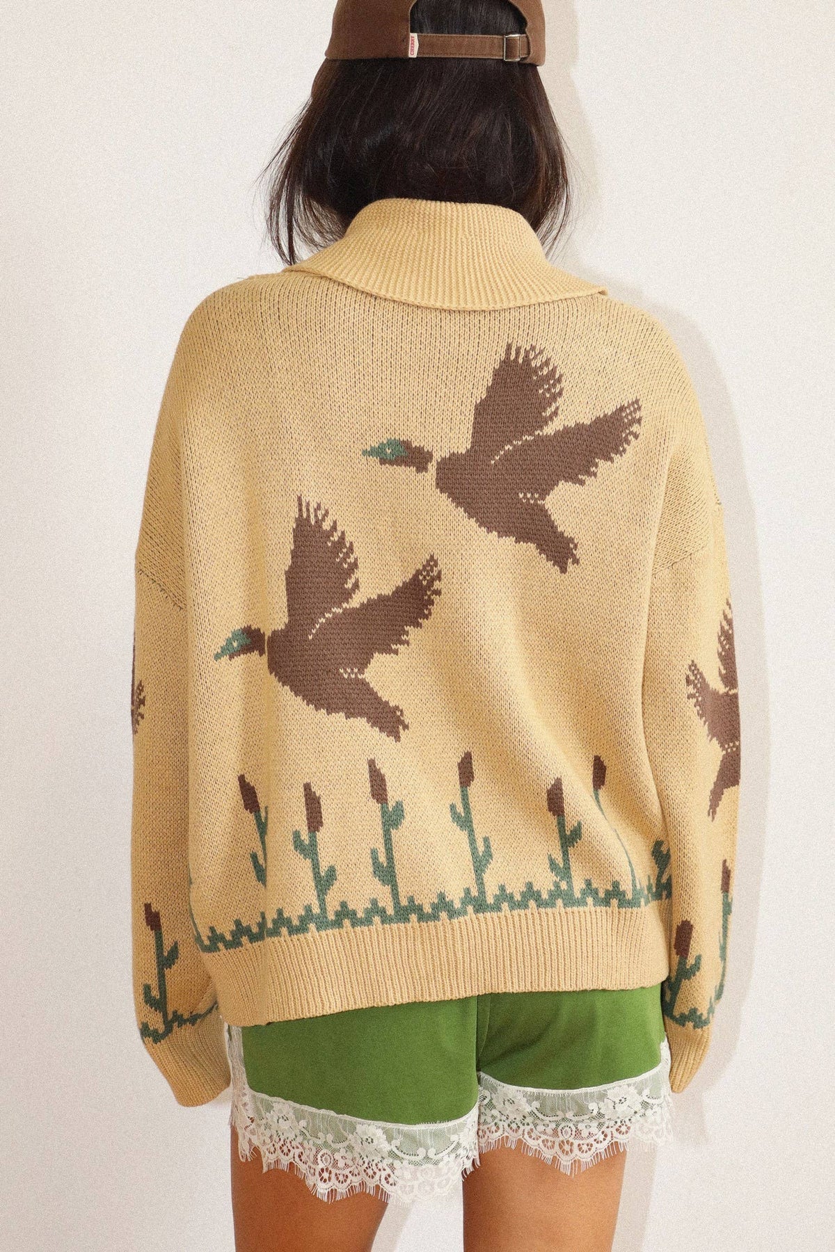 Waterfowl Zip Cardigan
