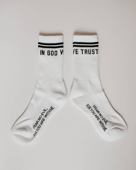 "In God We Trust" Crew Socks
