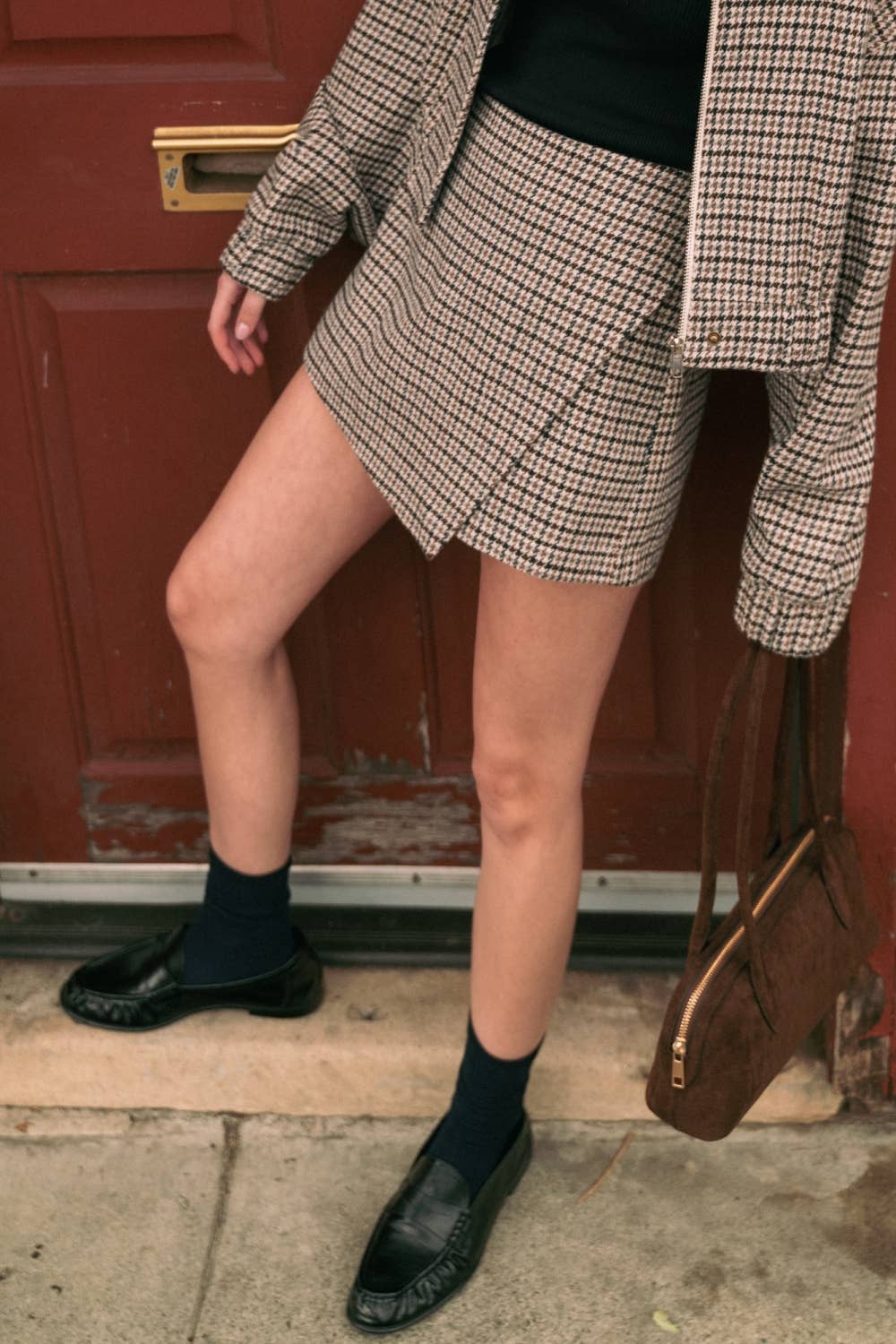 Plaid Skort