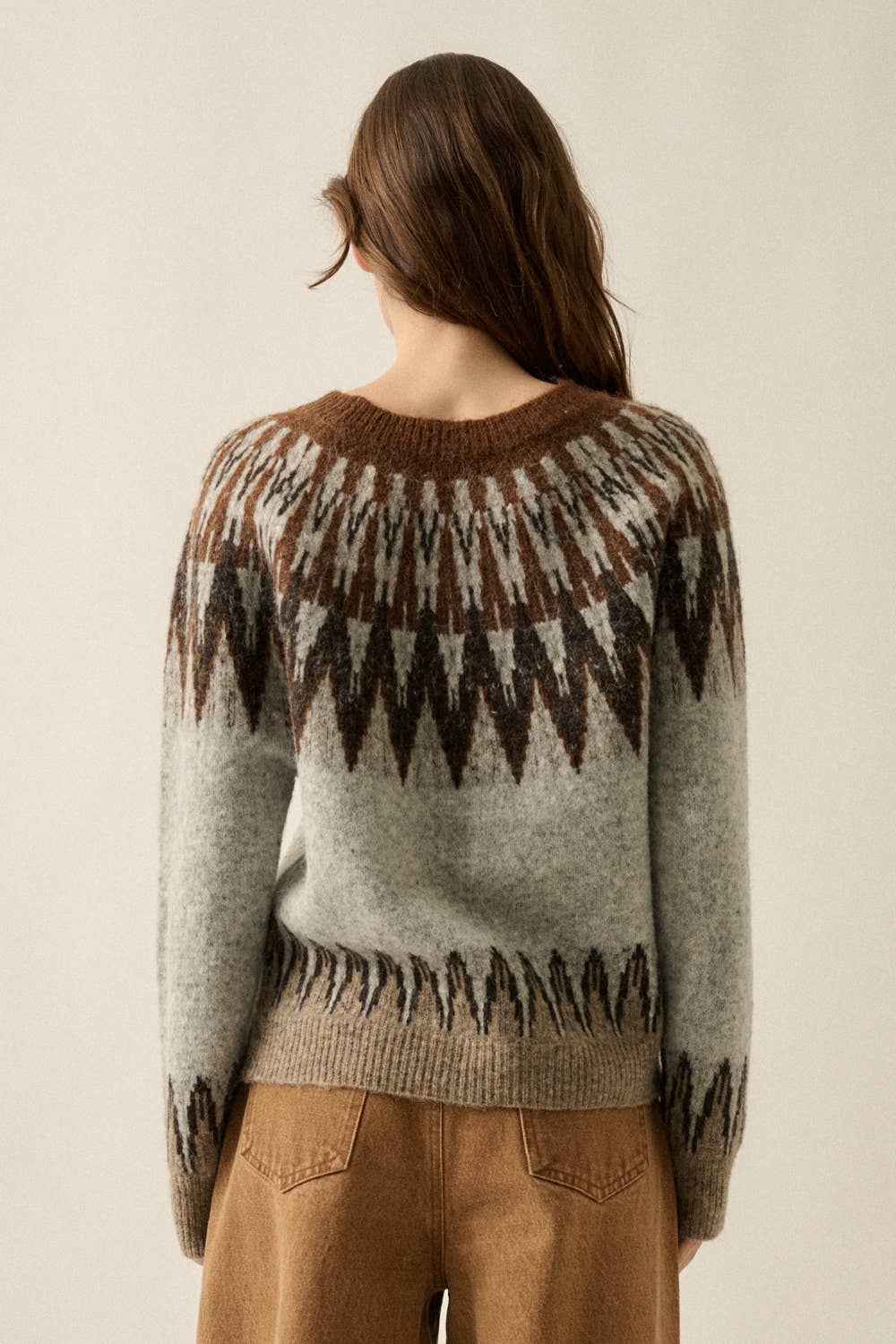 Fair Isle Knit Sweater