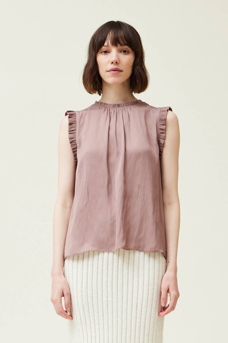 Ruffle Sleeve Blouse