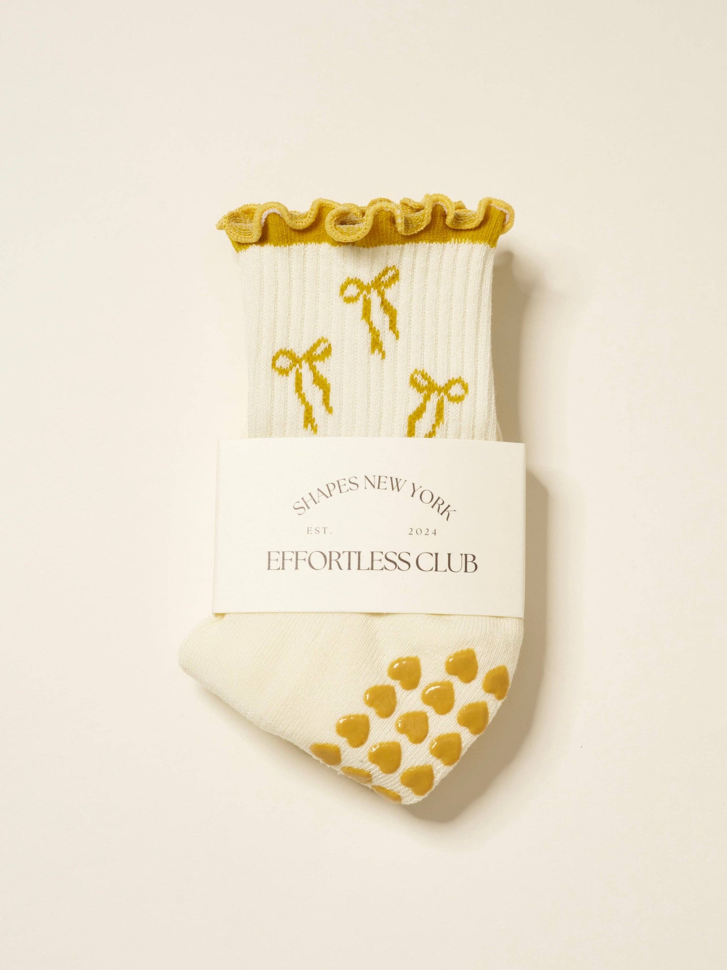 🎀 Bow Ruffle Grip Sock