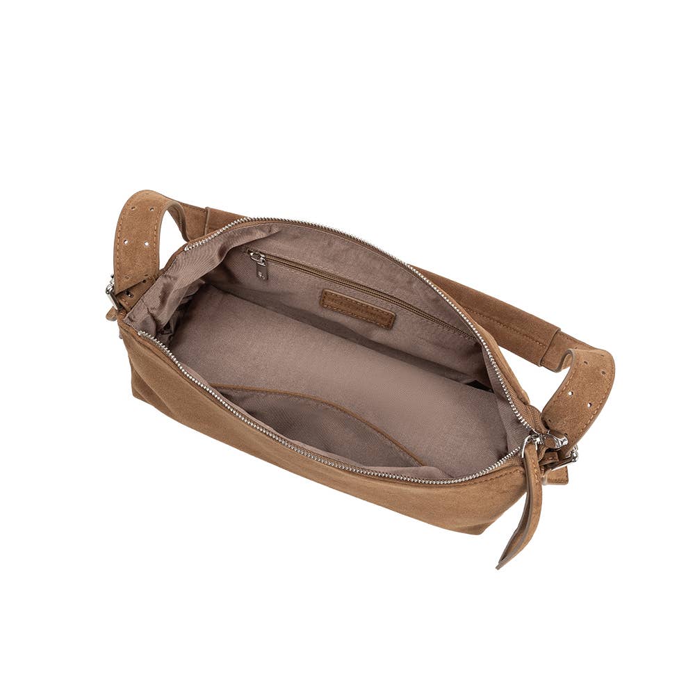 Valeria Camel Shoulder Bag