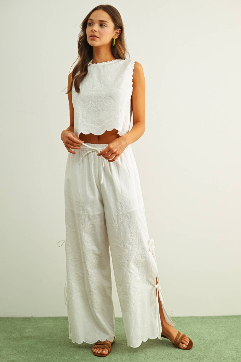 Embroidered Summer Top