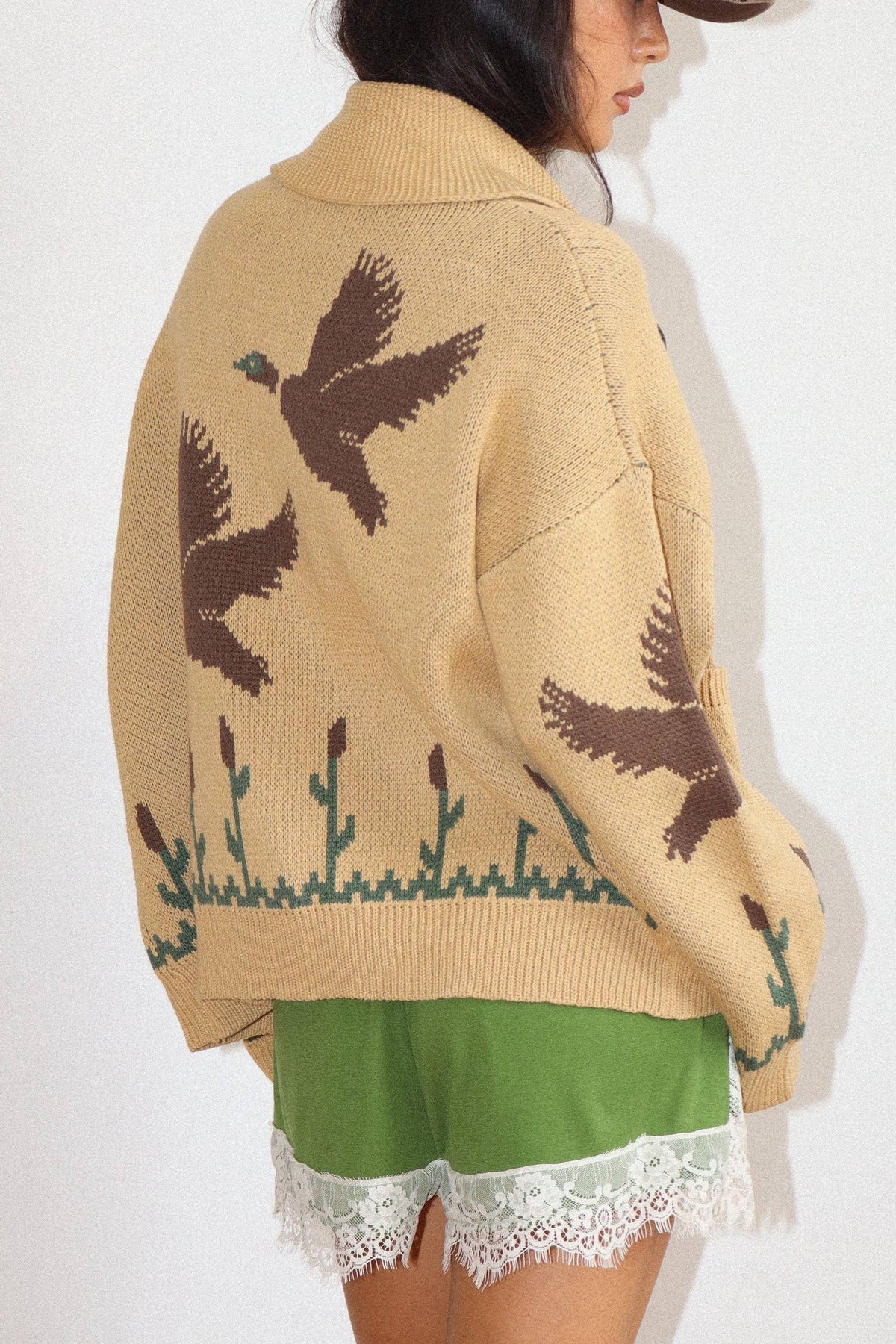 Waterfowl Zip Cardigan